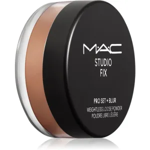 MAC Cosmetics Studio Fix Pro Set + Blur Weightless Loose Powder poudre fixatrice matifiante teinte Deep Dark 6,5 g