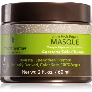 Macadamia Natural Oil Ultra Rich Repair masque régénérateur en profondeur pour cheveux abîmés 60 ml