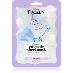 Mad Beauty Frozen Olaf masque tissu illuminateur et hydratant 25 ml