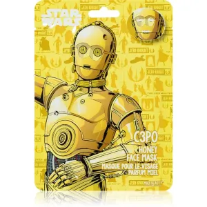 Mad Beauty Star Wars C3PO masque hydratant en tissu au miel 25 ml #566575