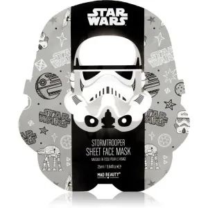 Mad Beauty Star Wars Storm Trooper masque hydratant en tissu à l'extrait de thé vert 25 ml