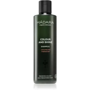 Mádara Colour and Shine shampoing illuminateur et fortifiant pour cheveux colorés 250 ml