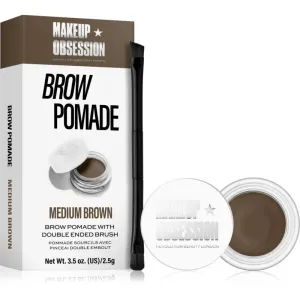 Makeup Obsession Brow Pomade pommade-gel sourcils teinte Medium Brown 2.5 g