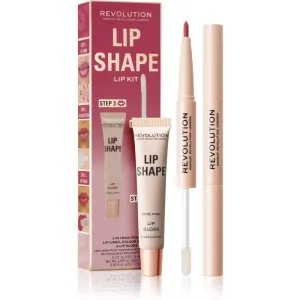 Makeup Revolution Lip Shape Kit kit lèvres teinte Rose Pink 1 pcs