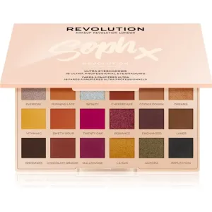 Makeup Revolution Soph X Extra Spice palette de fards à paupières avec miroir teinte Extra Spice 18 x 0.8 g #112806