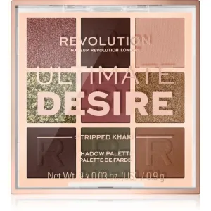 Makeup Revolution Ultimate Desire palette de fards à paupières teinte Stripped Khaki 8,1 g