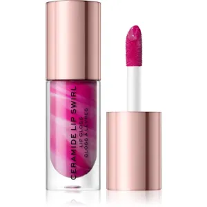Makeup Revolution Ceramide Swirl brillant à lèvres hydratant teinte Berry Pink 4,5 ml