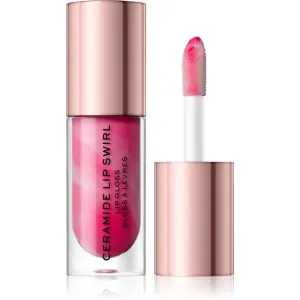 Makeup Revolution Ceramide Swirl brillant à lèvres hydratant teinte Sweet Soft Pink 4,5 ml
