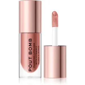 Makeup Revolution Pout Bomb brillant à lèvres volumisant brillance intense teinte Doll 4.6 ml
