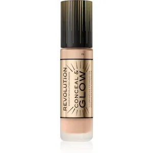 Makeup Revolution Conceal & Glow fond de tein illuminateur pour un look naturel teinte F9 23 ml