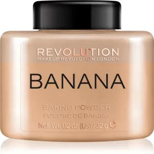 Makeup Revolution Baking Powder poudre libre teinte Banana 32 g