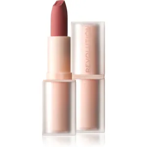 Makeup Revolution Lip Allure Soft Satin Lipstick Rouge à lèvres crémeux au fini satiné teinte Queen Pink 3,2 g