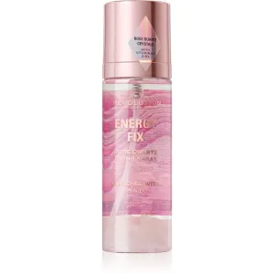 Makeup Revolution Crystal Aura Energy Fix spray fixateur à l’eau de rose 85 ml