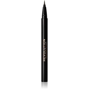 Makeup Revolution Hair Stroke Brow Pen stylo sourcils teinte Dark Brown 0,5 ml