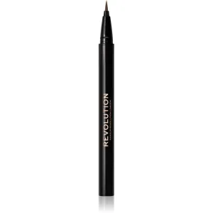 Makeup Revolution Hair Stroke Brow Pen stylo sourcils teinte Light Brown 0,5 ml