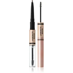 Makeup Revolution Laminate Brow crayon et gel sourcils teinte Medium Brown 2.1 g