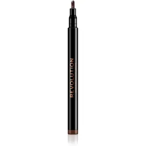 Makeup Revolution Micro Brow Pen crayon sourcils précision teinte Medium Brown 1 ml