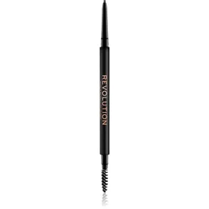 Makeup Revolution Precise Brow Pencil crayon sourcils précision avec brosse teinte Dark Brown 0.05 g