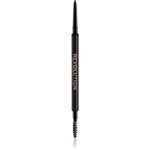 Makeup Revolution Precise Brow Pencil crayon sourcils précision avec brosse teinte Medium Brown 0.05 g