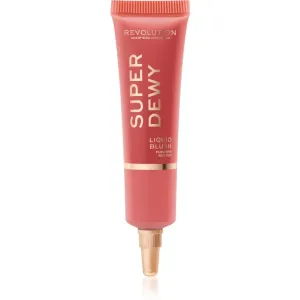 Makeup Revolution Superdewy blush liquide teinte Flushing For You 15 ml