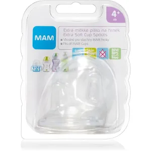 MAM Baby Bottles Extra Soft Cup Spout tétine de rechange 4m+ 2 pcs