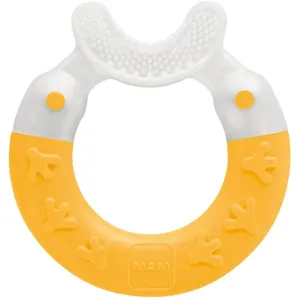 MAM Bite & Brush jouet de dentition 3m+ Yellow 1 pcs