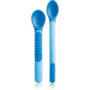 MAM Feeding Spoons & Cover petite cuillère 6m+ Blue 2 pcs