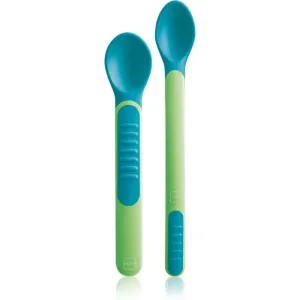 MAM Feeding Spoons & Cover petite cuillère 6m+ Green 2 pcs