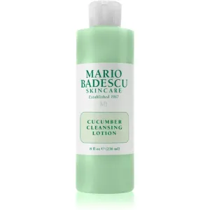 Mario Badescu Cucumber Cleansing Lotion lotion tonique nettoyante apaisante pour peaux mixtes à grasses 236 ml