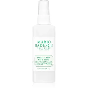 Mario Badescu Facial Spray with Aloe, Adaptogens and Coconut Water brume rafraîchissante pour peaux normales à sèches 118 ml