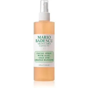 Mario Badescu Facial Spray with Aloe, Sage and Orange Blossom brume hydratante énergisante 236 ml