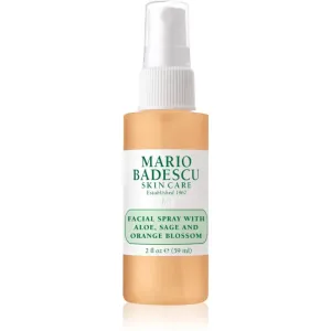 Mario Badescu Facial Spray with Aloe, Sage and Orange Blossom brume hydratante énergisante 59 ml