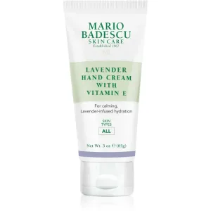 Mario Badescu Lavender Hand Cream crème hydratante mains à la vitamine E 85 g