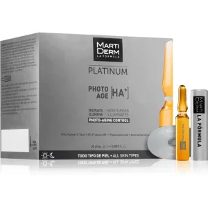 MartiDerm Platinum Photo Age HA+ sérum anti-âge en ampoules à la vitamine C 30x2 ml