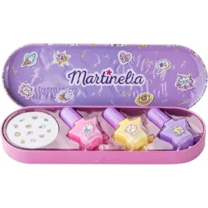 Martinelia Super Girl Nail Polish & Stickers Tin Box ensemble (pour enfant)
