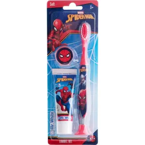 Marvel Spiderman Travel Kit Ensemble de soins dentaires pour enfant