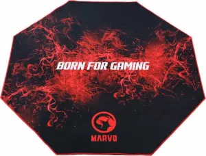 Marvo GM01 Tapis de chaise gameur Noir-Rouge