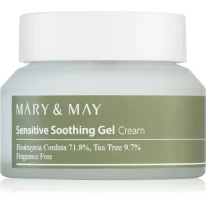 MARY & MAY Sensitive Soothing Gel Cream gel-crème léger hydratant pour apaiser et fortifier la peau sensible 70 g