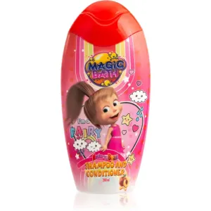Masha & The Bear Magic Bath Shampoo and Conditioner shampoing et après-shampoing 2 en 1 pour enfant 200 ml