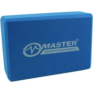 Master Sport Master Yoga bloc de yoga coloration Blue (23 × 15 × 7,5 cm) 1 pcs