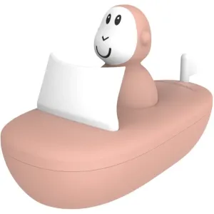 Matchstick Monkey Endless Bathtime Fun Boat Set jouet de bain Dusty Pink 2 pcs