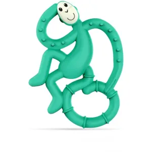 Matchstick Monkey Mini Monkey Teether jouet de dentition avec un agent antimicrobien Green 1 pcs