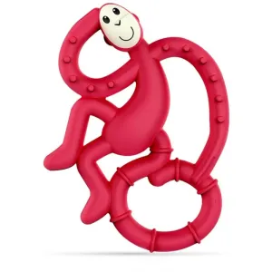Matchstick Monkey Mini Monkey Teether jouet de dentition avec un agent antimicrobien Ruby 1 pcs