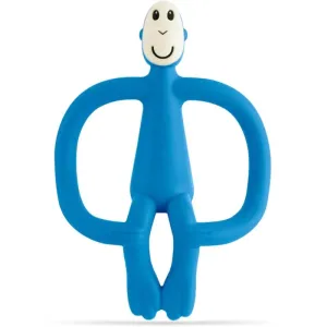 Matchstick Monkey Teething Toy and Gel Applicator jouet de dentition avec brosse 2 en 1 Blue 1 pcs