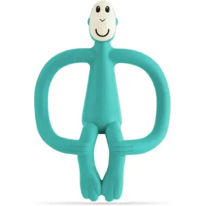 Matchstick Monkey Teething Toy and Gel Applicator jouet de dentition avec brosse 2 en 1 Green 1 pcs