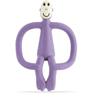 Matchstick Monkey Teething Toy and Gel Applicator jouet de dentition avec brosse 2 en 1 Purple 1 pcs