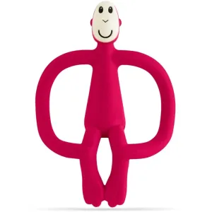 Matchstick Monkey Teething Toy and Gel Applicator jouet de dentition avec brosse 2 en 1 Ruby 1 pcs