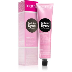 Matrix SoColor Sync Pre-Bonded Alkaline Toner Full-Bodied lotion tonique alcalin pour cheveux teinte 10A Extra Helles Blond Asch 90 ml