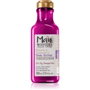 Maui Moisture Revive & Hydrate + Shea Butter après-shampoing hydratant pour cheveux secs et abîmés 385 ml