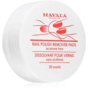 Mavala Nail Polish Remover Pads tampons sans acétone 30 pcs